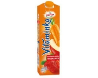 Sok Vitaminka 1L Marchew-Jabłko-Truskawka 1l b/cukru Hortex
