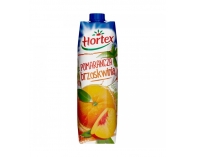 Napój Hortex 1l Pomarańcza - Brzoskwinia karton