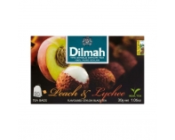 Herbata Dilmah Peach & Lychee 20 saszetek