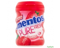 Guma Mentos Pure Fresh Strawberry 60g Butelka Mentos