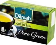 Herbata Dilmah Green Tea Pure Green Saszetka 20tor