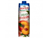 Napój Hortex 1l Jabłko - Brzoskwinia Karton